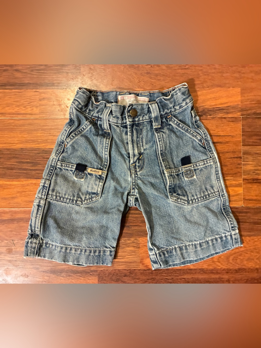 Kids Levi’s Blue Denim Cargo Shorts